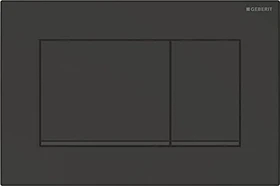 Geberit Sigma20/Sigma30 Betätigungsplatte für 2-Mengen-Spülung schwarz matt/schwarz/schwarz matt