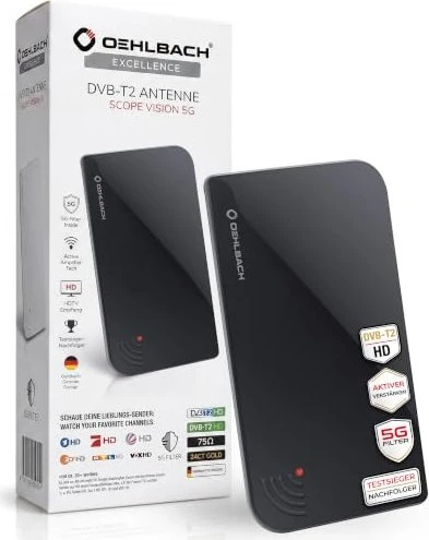 Oehlbach Scope Vision 5G DVB-T2 HD Antenne schwarz