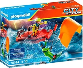 playmobil City Action Seenot: Kitesurfer-Rettung mit Boot