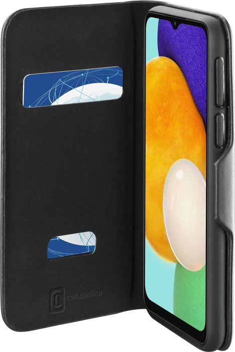Cellularline Book Clutch für Samsung Galaxy A13 5G schwarz