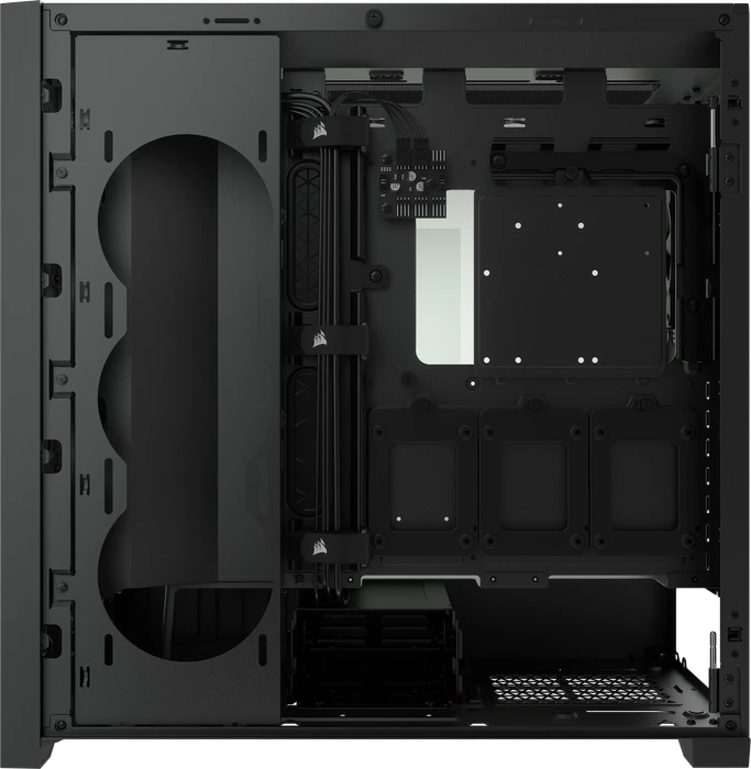 Corsair 5000D Airflow, schwarz, Glasfenster