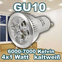 Synergy21 LED RetroFit GU10 4x1W CW 440lm