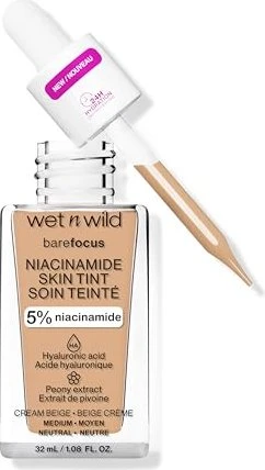wet n wild BareFocus Niacinamide Skin Tint cream beige, 32ml