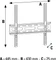 Hama TV-Wandhalterung Fix, 1 Stern, XL, 127cm schwarz Vorschaubild