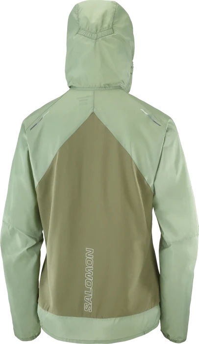 Salomon Bonatti Cross Wind Funktionsjacke lily pad/deep lichen green (Damen)