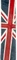 D'Addario Premium Leather Guitar Strap Union Jack Vorschaubild