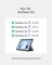 Inateck Bluetooth-Tastatur-Hülle für Surface Go 4/3/2/1, grau, DE Vorschaubild
