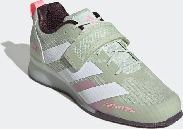 adidas Adipower 3 linen green/cloud white/beam pink