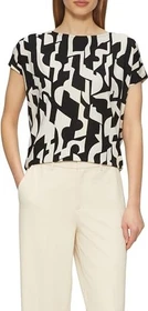 s.Oliver Viskosestretch Relaxed Fit T-Shirt kurzarm schwarz (Damen)