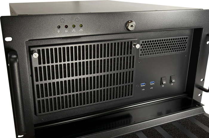 Inter-Tech IPC 6U-6606, grau, 6HE, ATX