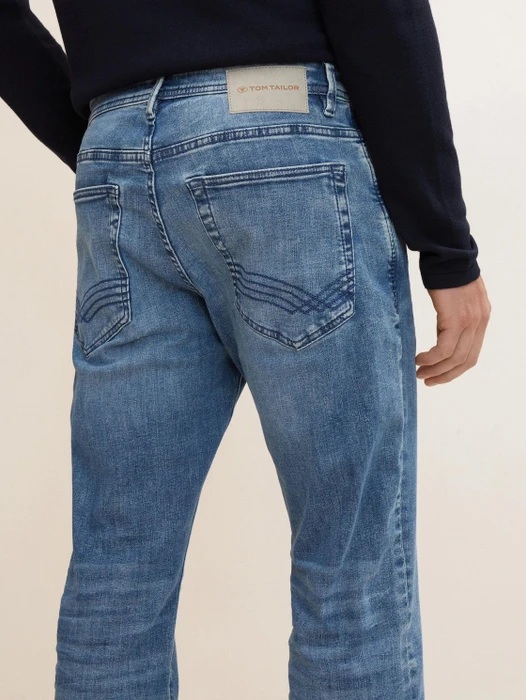 Tom Tailor Regular Slim Josh Jeans mit Lycra Jeans used light stone blue denim (Herren)