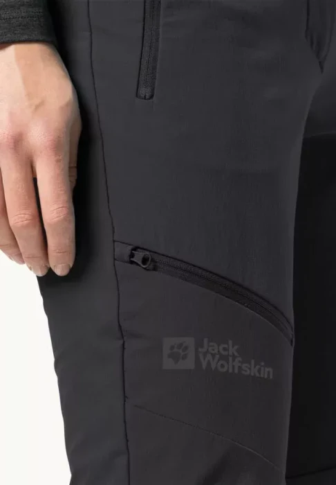 Jack Wolfskin Holdsteig Hose lang schwarz (Damen)
