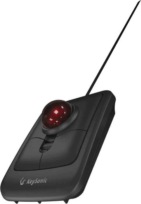 KeySonic KSM-4006-UT Trackball Mouse schwarz, USB-A