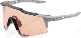 100% Speedcraft soft tact stone grey-hiper/coral-smoke lens