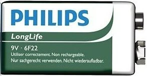 Philips LongLife 9V-Block (6F22L1B/10) – Bild 2 von 2