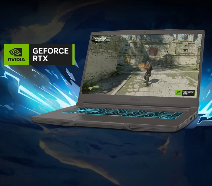 MSI Thin 15 B12UC -2447, Core i5-12450H, 16GB RAM, 512GB SSD, GeForce RTX 3050, DE