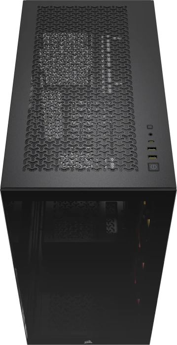 Corsair iCue 3500X RGB, schwarz, Glasfenster