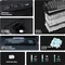 Epomaker TH99 Wireless, schwarz, LEDs RGB, hot-swap, Epomaker Sea Salt, USB/Bluetooth, DE Vorschaubild
