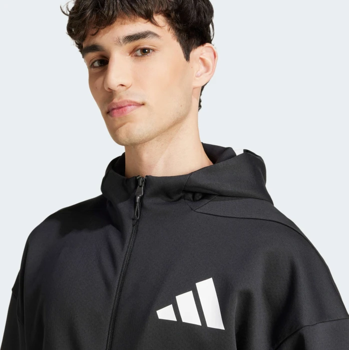 adidas Z.N.E. Zip Hoodie schwarz/weiß (Herren)