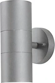 Konstsmide Modena GU10 35W 7.5cm Wandleuchte 2-flammig grau