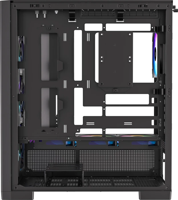 Silentware Air 2000 A-RGB Black, Glasfenster