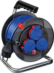 Brennenstuhl Garant Kompakt Kabeltrommel, Schuko auf 3x Schuko, 15m, IP44, AT-N05V3V3-F 3G1,5