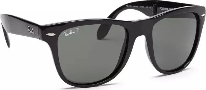 Ray-Ban RB4105 Wayfarer Folding Classic 50mm black/polarized green