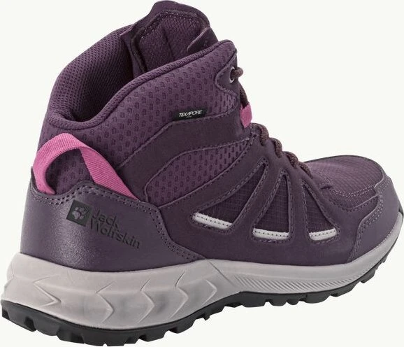 Jack Wolfskin Woodland 2 Texapore Mid purple/phantom (Damen)