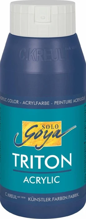 Kreul Solo Goya Triton Acrylic Acrylfarbe, dunkelblau, 750ml