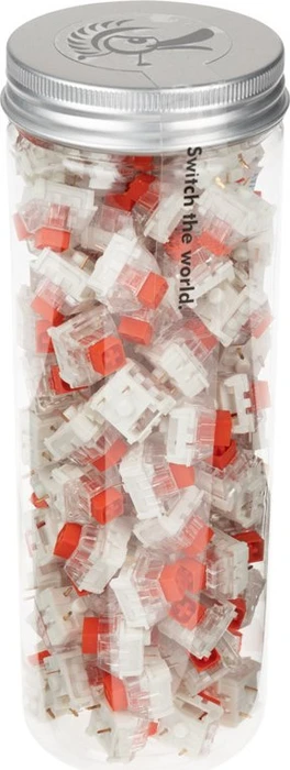 Ducky Switch Kit - Kailh Box Red, 3-Pin, linear, MX-Stem, 45g, 110er-Pack