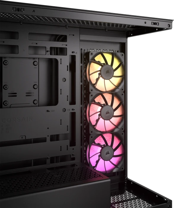 Corsair iCue 3500X RGB, schwarz, Glasfenster