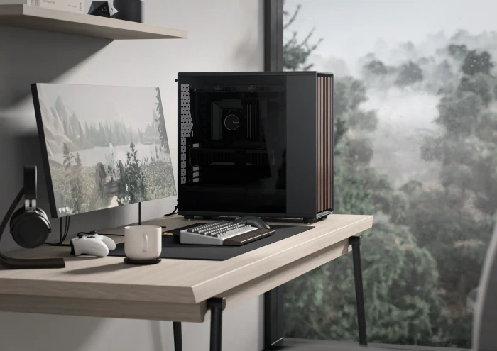 Fractal Design North XL Charcoal Black TG Dark, Glasfenster