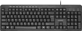 Gembird Multimedia Keyboard, schwarz, USB, US (KB-UM-106)