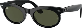 Ray-Ban RB2242 Wayfarer Oval 50mm polished black/green
