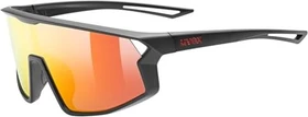 UVEX skyryse black matt/mirror red (Junior)