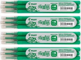 Pilot FriXion Point BLS-FRP5-G-S3 Rollerballmine RB 0.5mm grün, 4er-Pack