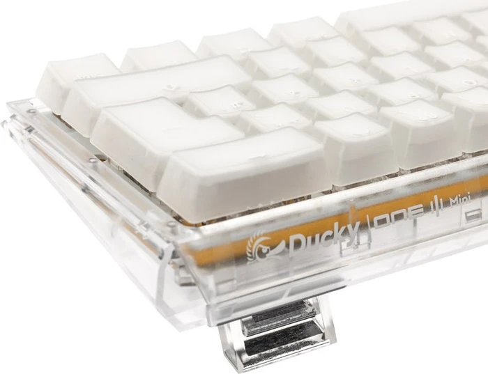 Ducky One 3 Mini PBT, LEDs RGB, Aura White, MX RGB BLUE, USB, DE