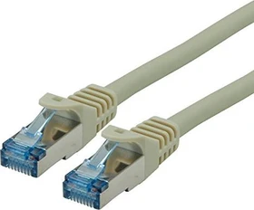 Roline / Secomp GHMT Patchkabel, Cat6a, S/FTP, RJ-45/RJ-45, 0.5m, grau