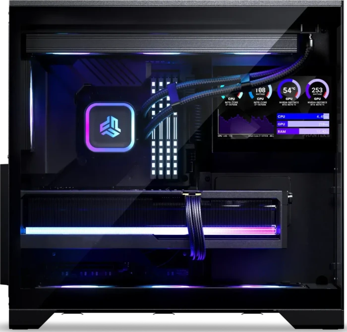 Phanteks XT V5-LCD Black, schwarz, Glasfenster