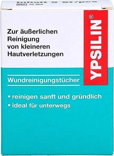 Holthaus Medical Ypsilin Wundreinigungstücher, 5 Stück