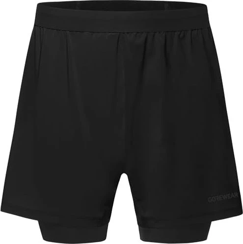 Gore Wear Concurve 5" 2in1 Shorts Laufhose kurz schwarz (Herren)