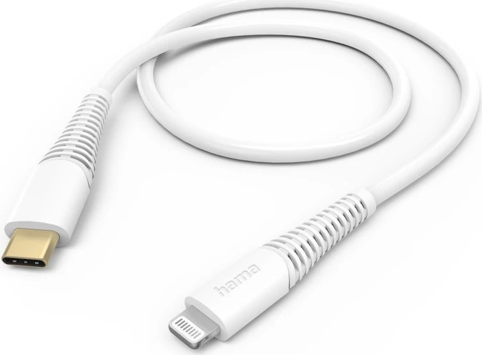 Hama Ladekabel USB-C/Lightning 1.5m weiß