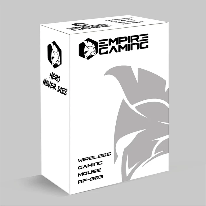 Empire Gaming RF-903 Wireless Mouse weiß, USB
