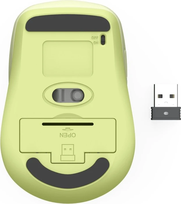 Hama WM-450 Silent Wireless Multi-Device Mouse grün/hellgrün, USB/Bluetooth