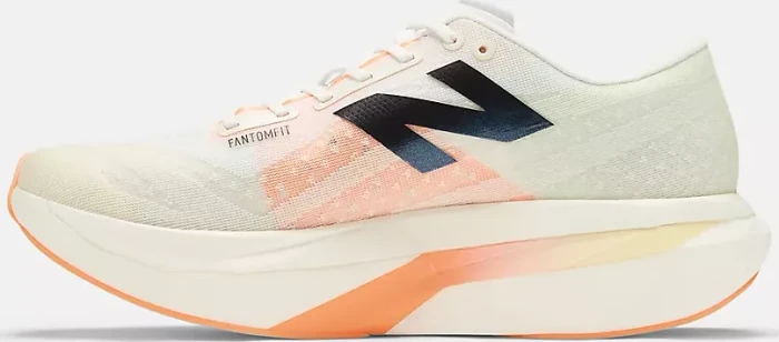 New Balance FuelCell SuperComp Elite v4 white/angora/hot mango (Herren)