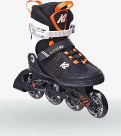 K2 Alexis 80 Alu Inline-Skate black/coral (Damen) (Modell 2021)