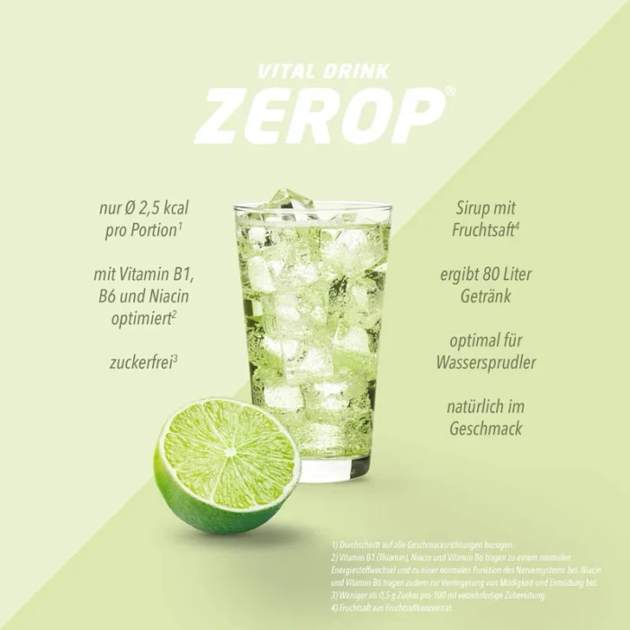 Best Body Nutrition Vital Drink Zerop Grüntee Limette 500ml