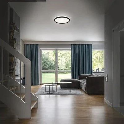 Briloner Flame LED Deckenleuchte 18W 29cm schwarz (3642-415)