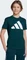 adidas Essentials T-Shirt kurzarm aurora ivy/white (Junior) Vorschaubild