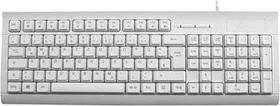 MediaRange kabelgebundene Tastatur mit Chip-Karten Terminal seitlich, weiß, USB, DE (MROS116)